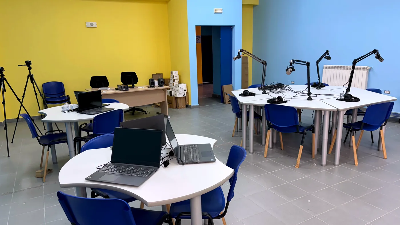 Atelier multimediale allestito da Formatica